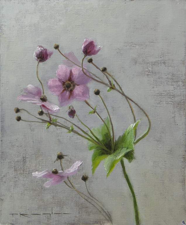 "Japanese Anemones, Proverbs 4:7" 8x10 oil on linen’